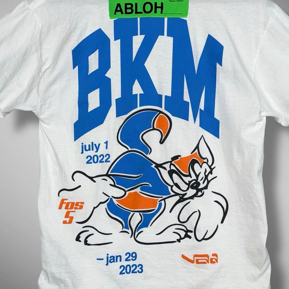 Virgil Abloh BKM FOS Graphic T Shirt Adult Small‎ Brooklyn Museum Short Sleeve - Picture 4 of 12